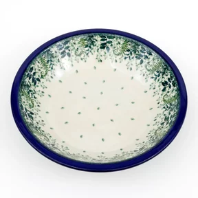 Talerz ceramiczny, głęboki 026 21,5 cm<br>2206X Zielone paprocie